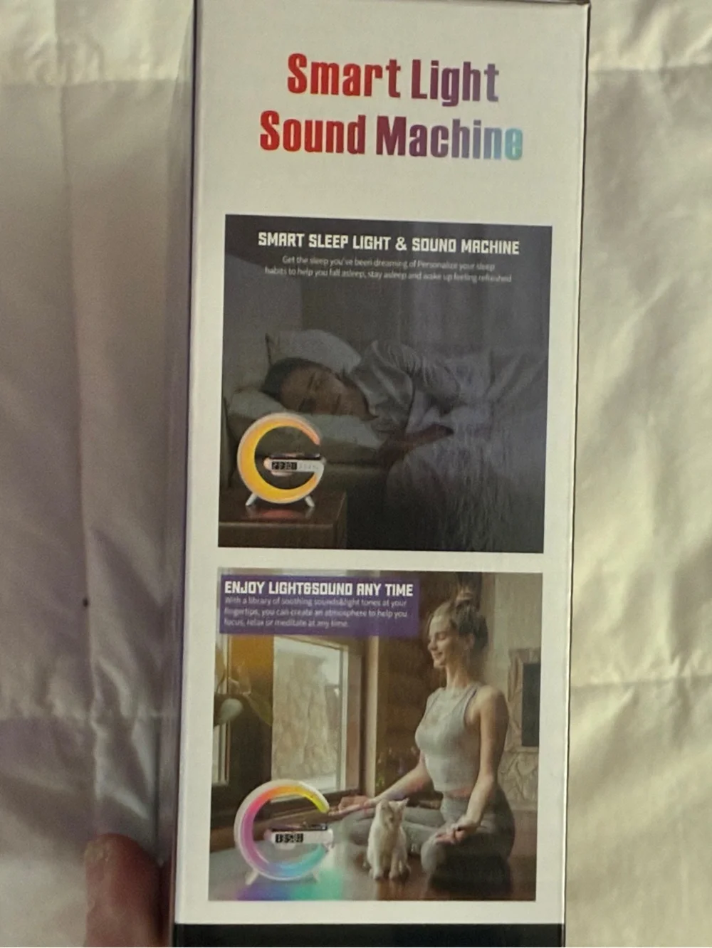 Smart Light Sound Machine - Multicolor LED Alarm Clock